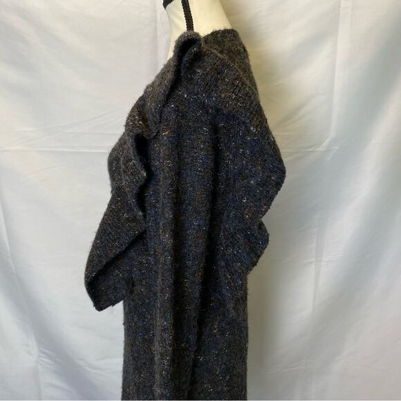 Chelsea & Violet Women's Knit Long Sleeve Ruffle Mini Sweater Dress Small - Picture 9 of 16